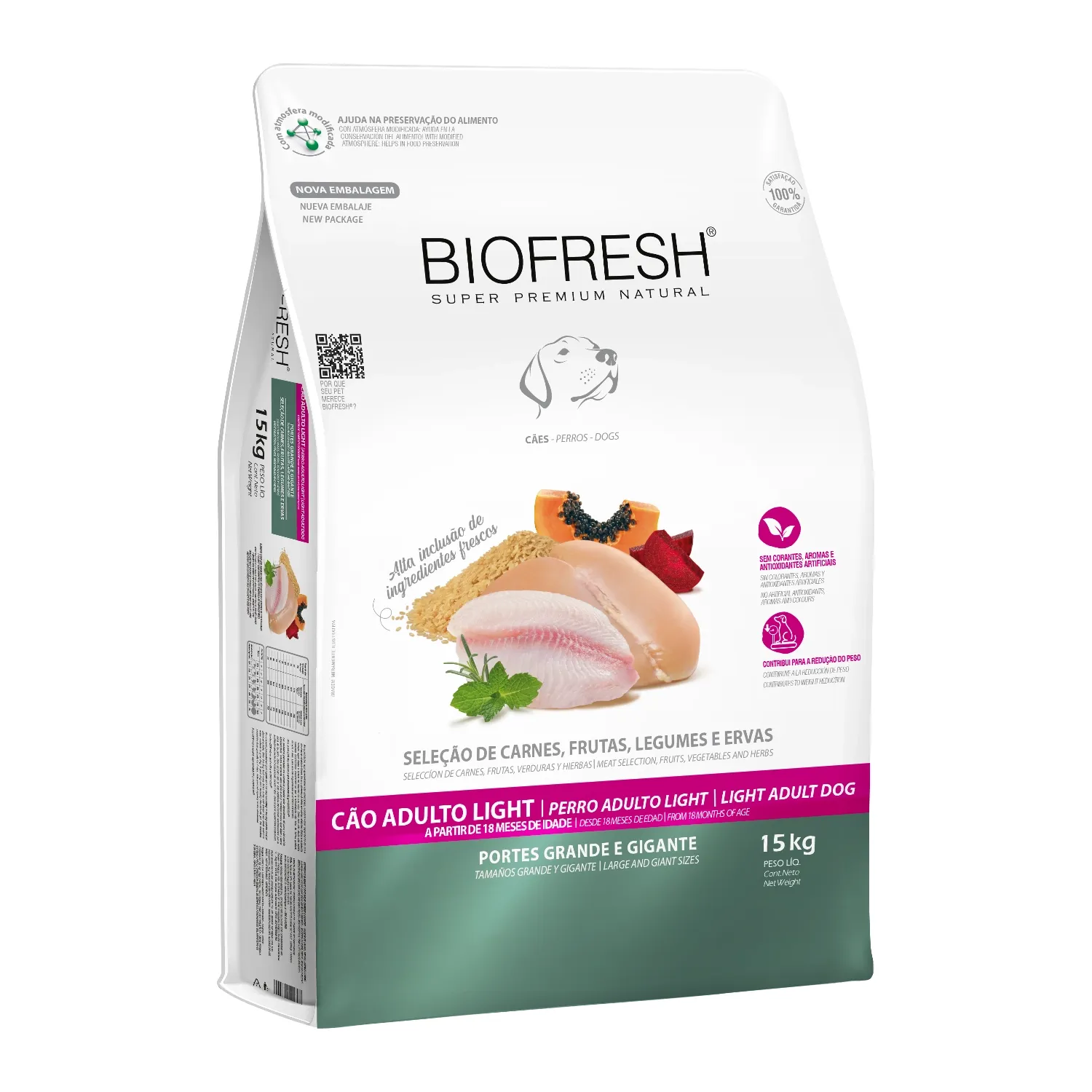 Ração Biofresh Light Cães Adultos Raças Grandes e Gigantes